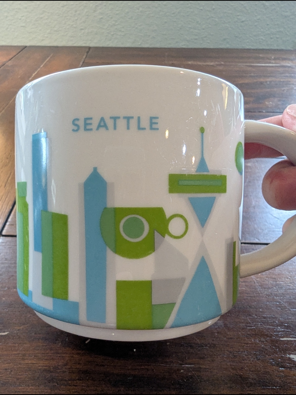Seattle Skyline Ceramic Mug by